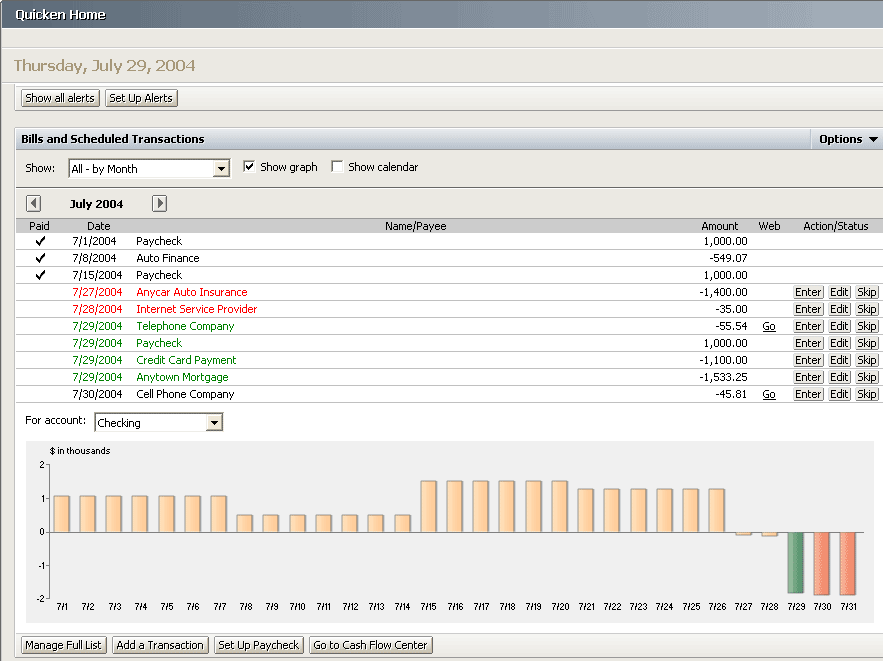 Quicken 2005 Software
